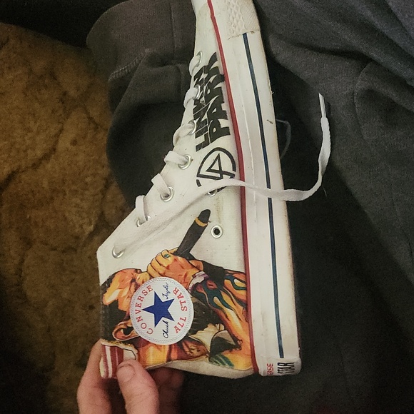 Converse Shoes Converse All Star Custom Made Chest Bennington